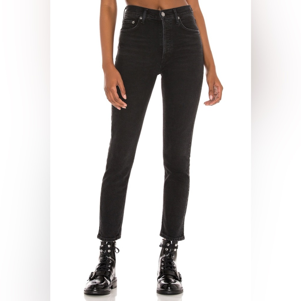Agolde Nico High Rise Slim Jeans Sz 24